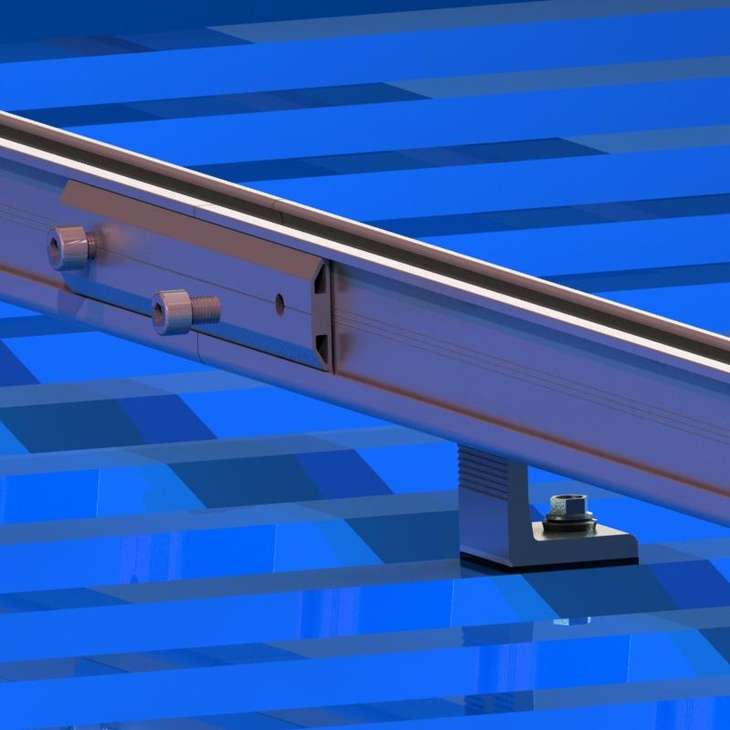 solar roof rail splice